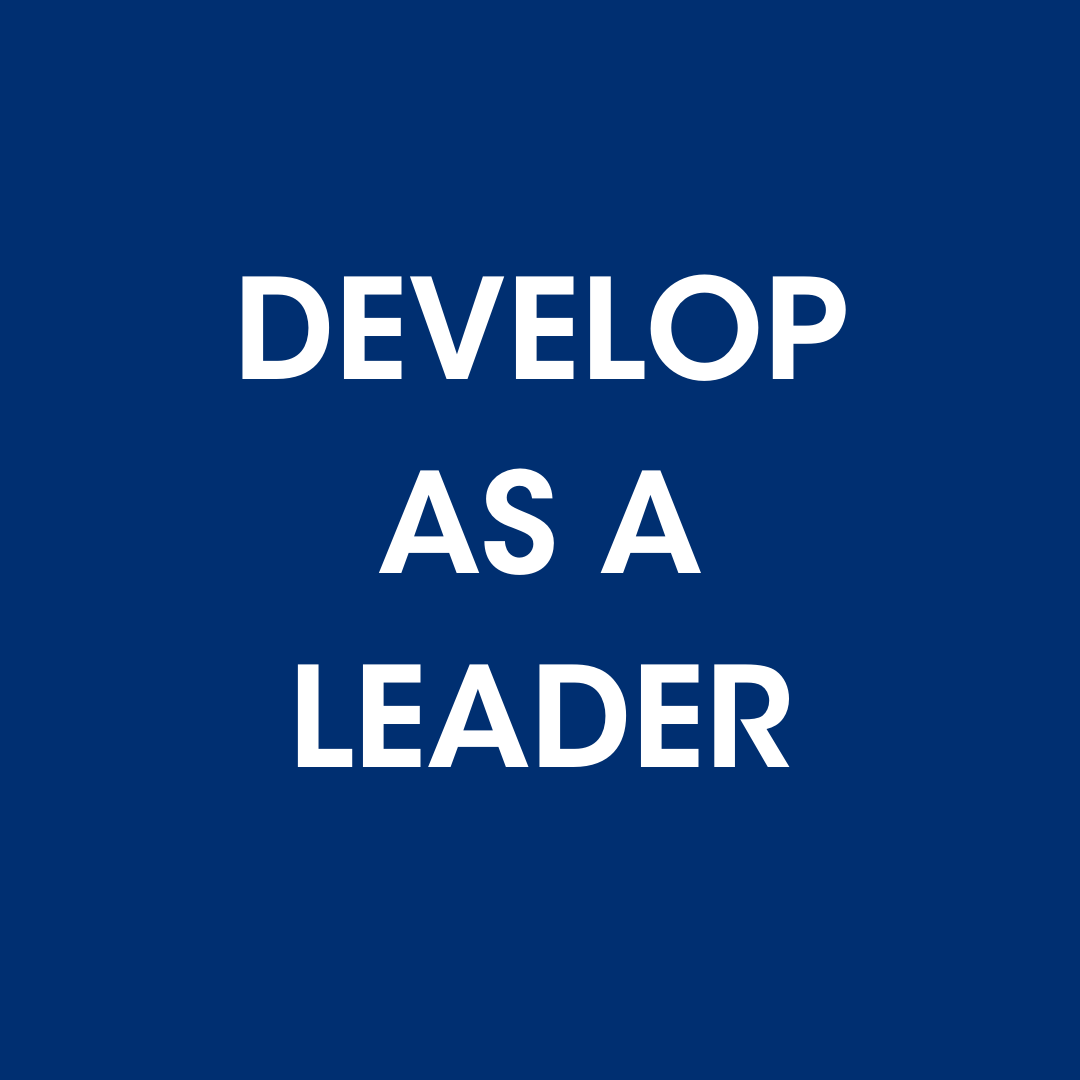 Develop as a Leader